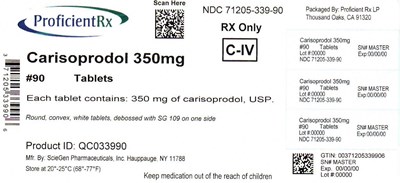 71205-339-90 (Carisoprodol 350 mg 1000)
